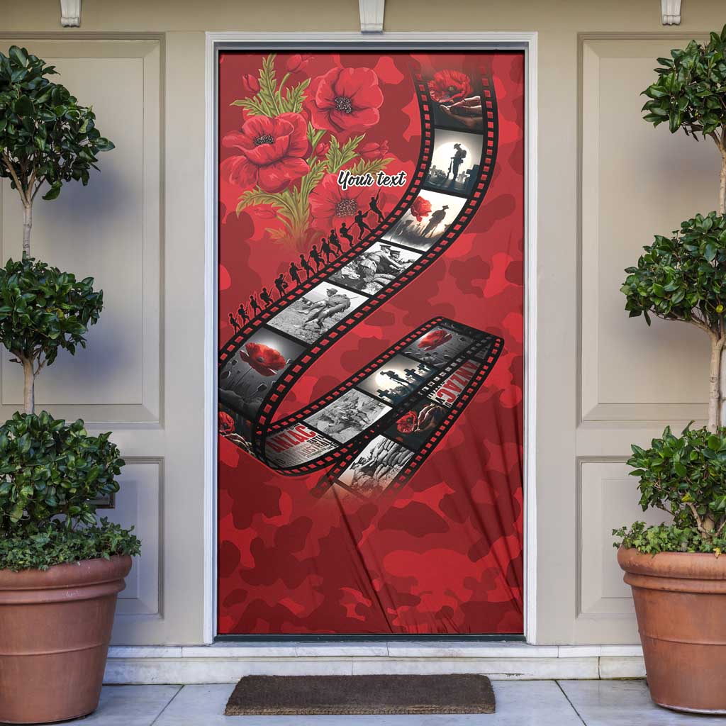 Personalised Tonga ANZAC 1915-2026 Filmstrip Door Cover Lest We Forget 25 April