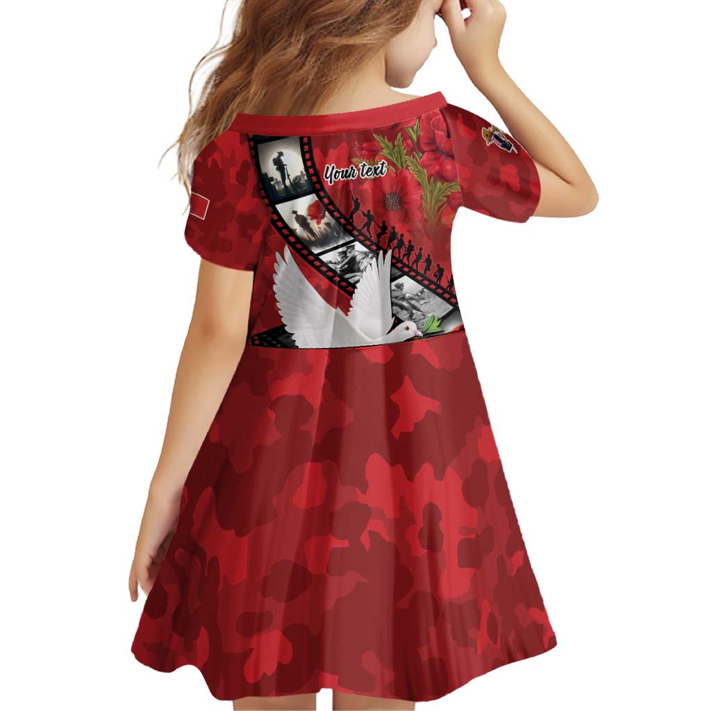 Personalised Tonga ANZAC 1915-2026 Filmstrip Family Matching Tank Maxi Dress and Hawaiian Shirt Lest We Forget 25 April LT9 - Polynesian Pride
