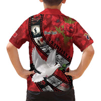 Personalised Tonga ANZAC 1915-2026 Filmstrip Kid Hawaiian Shirt Lest We Forget 25 April