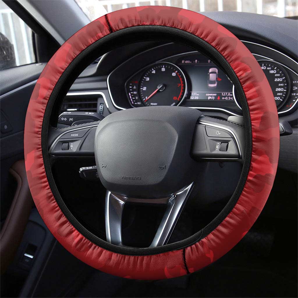 Tonga ANZAC 1915-2026 Filmstrip Steering Wheel Cover Lest We Forget 25 April