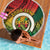 Personalised Vanuatu Yumi 44th Indipendens Dei Beach Blanket Vanuatuan Broad Tusk with Polynesian Tribal