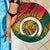 Personalised Vanuatu Yumi 44th Indipendens Dei Beach Blanket Vanuatuan Broad Tusk with Polynesian Tribal