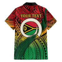 Personalised Vanuatu Yumi 44th Indipendens Dei Family Matching Puletasi and Hawaiian Shirt Vanuatuan Broad Tusk with Polynesian Tribal LT9 - Polynesian Pride