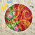 Polynesian Tribal Flower Tattoo Beach Blanket Special Vermilion Vibe