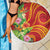 Polynesian Tribal Flower Tattoo Beach Blanket Special Vermilion Vibe