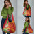 Polynesian Tribal Flower Tattoo Grocery Bag Special Vermilion Vibe