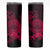 Pink Polynesian Tahiti Island Skinny Tumbler The Wave of Water