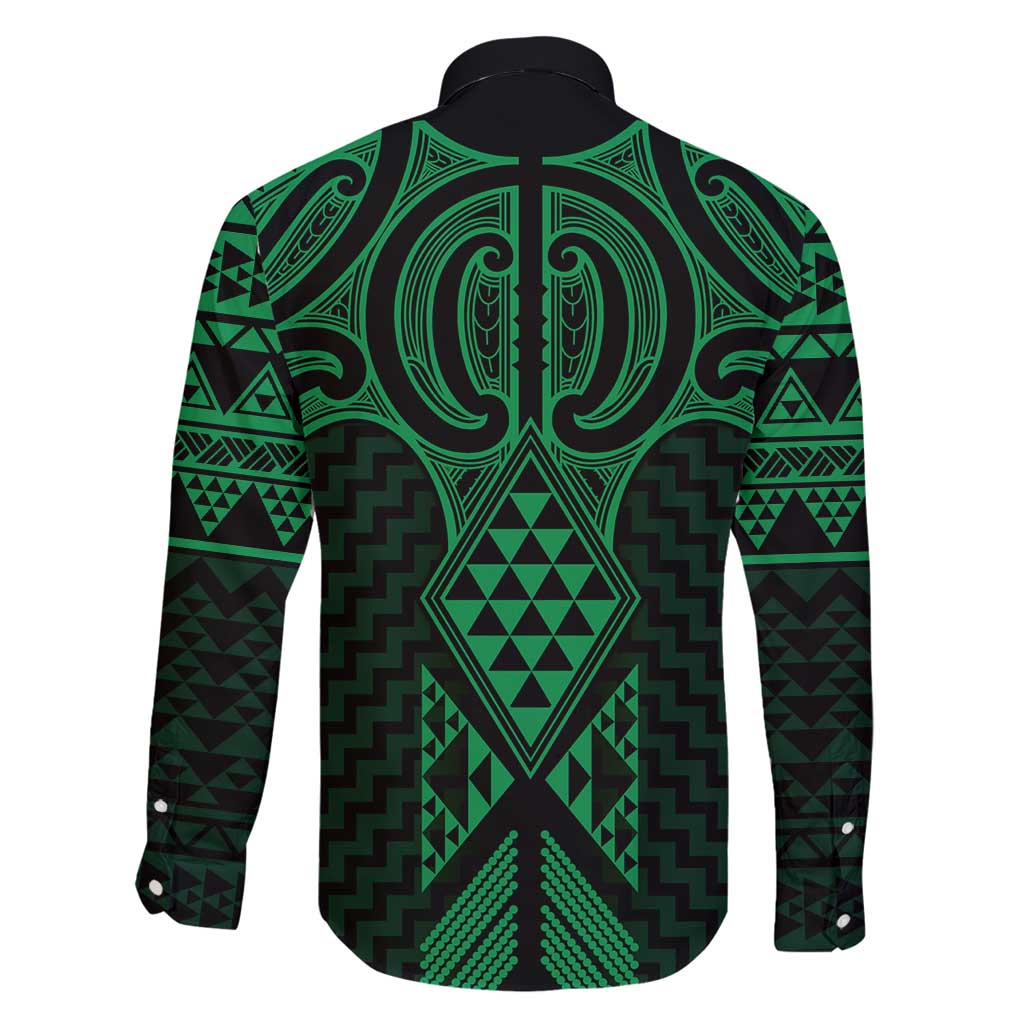 Kakariki Maori Ta Moko Poutama Art Family Matching Puletasi and Hawaiian Shirt LT9 - Polynesian Pride