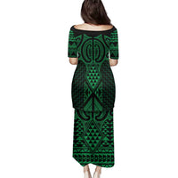 Kakariki Maori Ta Moko Poutama Art Family Matching Puletasi and Hawaiian Shirt LT9 - Polynesian Pride