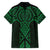 Kakariki Maori Ta Moko Poutama Art Family Matching Short Sleeve Bodycon Dress and Hawaiian Shirt
