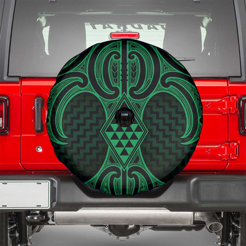Kakariki Maori Ta Moko Poutama Art Spare Tire Cover LT9 - Polynesian Pride