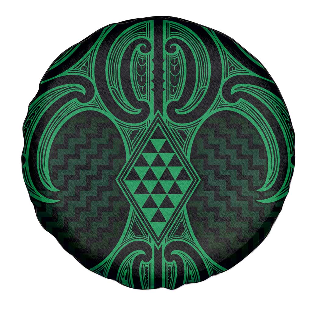 Kakariki Maori Ta Moko Poutama Art Spare Tire Cover LT9 - Polynesian Pride