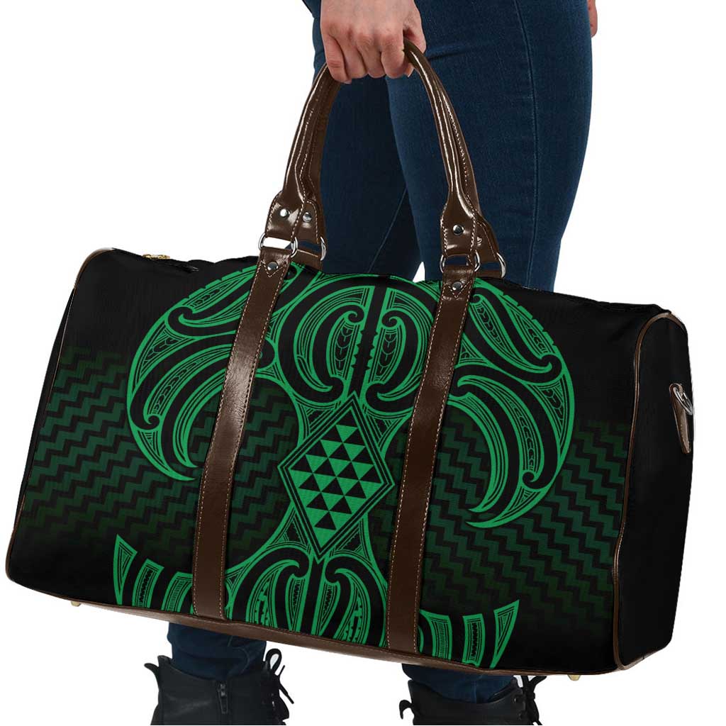Kakariki Maori Ta Moko Poutama Art Travel Bag - Polynesian Pride
