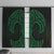 Kakariki Maori Ta Moko Poutama Art Window Curtain