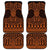 Karaka Maori Ta Moko Poutama Art Car Mats