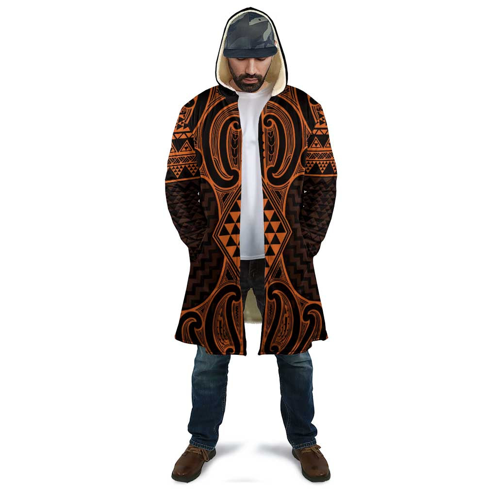 Karaka Maori Ta Moko Poutama Art Cloak - Polynesian Pride