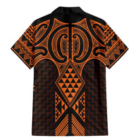 Karaka Maori Ta Moko Poutama Art Family Matching Mermaid Dress and Hawaiian Shirt LT9 - Polynesian Pride