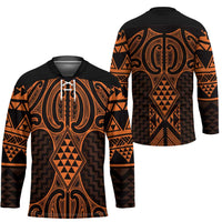 Karaka Maori Ta Moko Poutama Art Hockey Jersey - Polynesian Pride