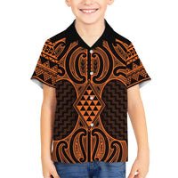 Karaka Maori Ta Moko Poutama Art Kid Hawaiian Shirt