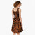 Karaka Maori Ta Moko Poutama Art Midi Dress - Polynesian Pride