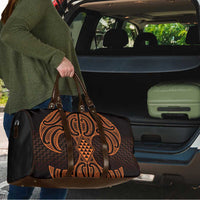Karaka Maori Ta Moko Poutama Art Travel Bag - Polynesian Pride