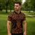 Karaka Maori Ta Moko Poutama Art Zipper Polo Shirt - Polynesian Pride