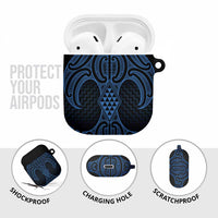 Kikorangi Maori Ta Moko Poutama Art AirPods Case - Polynesian Pride