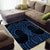 Kikorangi Maori Ta Moko Poutama Art Area Rug