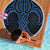 Kikorangi Maori Ta Moko Poutama Art Beach Blanket