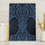 Kikorangi Maori Ta Moko Poutama Art Canvas Wall Art