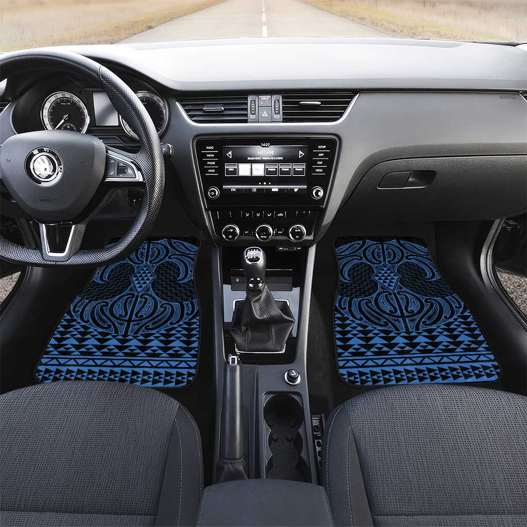 Kikorangi Maori Ta Moko Poutama Art Car Mats
