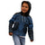 Kikorangi Maori Ta Moko Poutama Art Kid Hoodie
