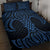Kikorangi Maori Ta Moko Poutama Art Quilt Bed Set