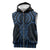 Kikorangi Maori Ta Moko Poutama Art Sleeveless Zip Hoodie - Polynesian Pride