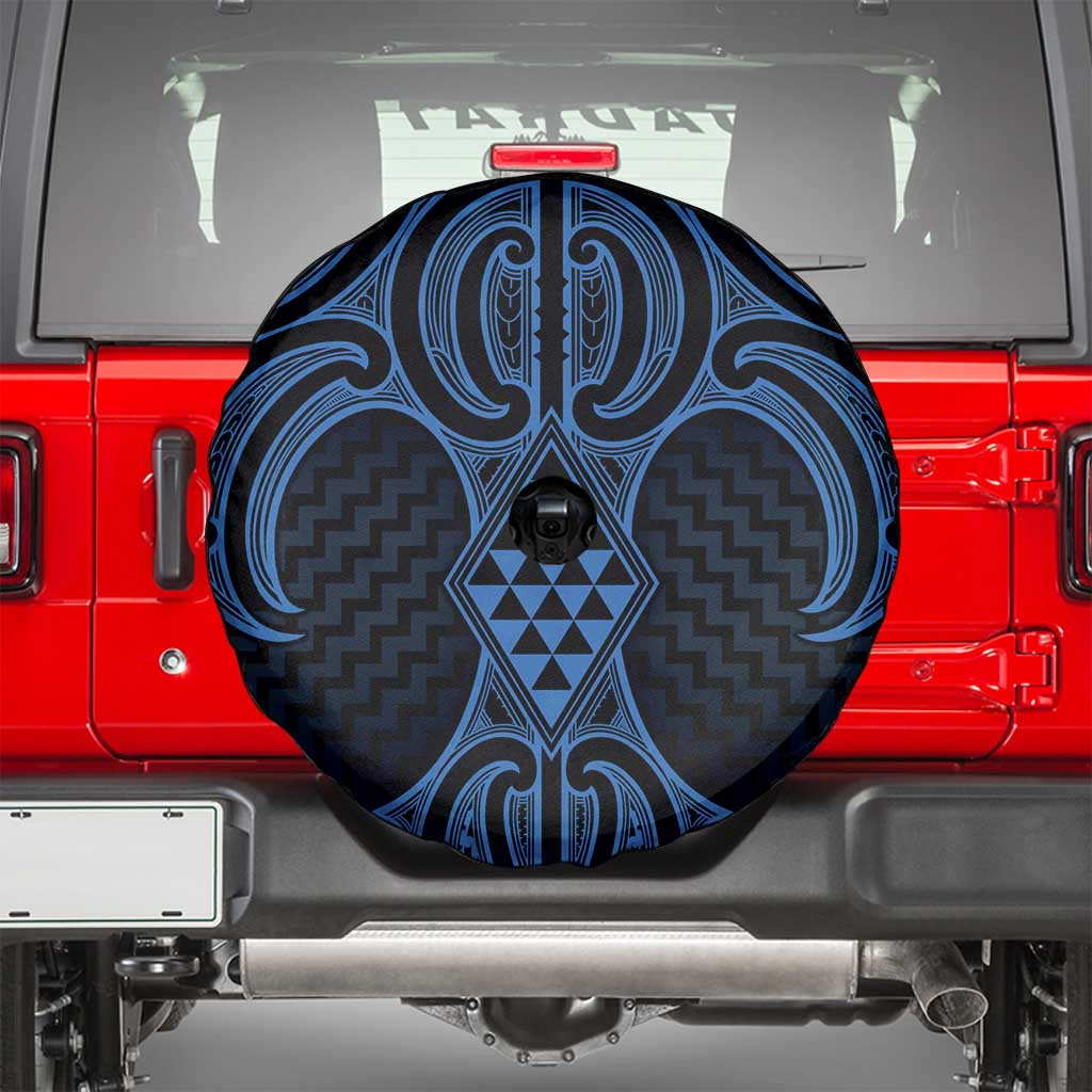 Kikorangi Maori Ta Moko Poutama Art Spare Tire Cover LT9 - Polynesian Pride