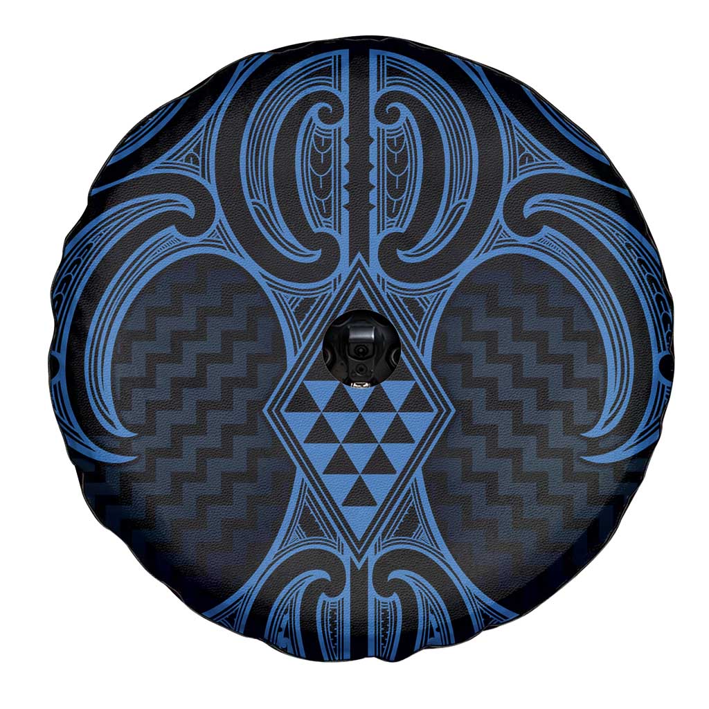Kikorangi Maori Ta Moko Poutama Art Spare Tire Cover LT9 - Polynesian Pride