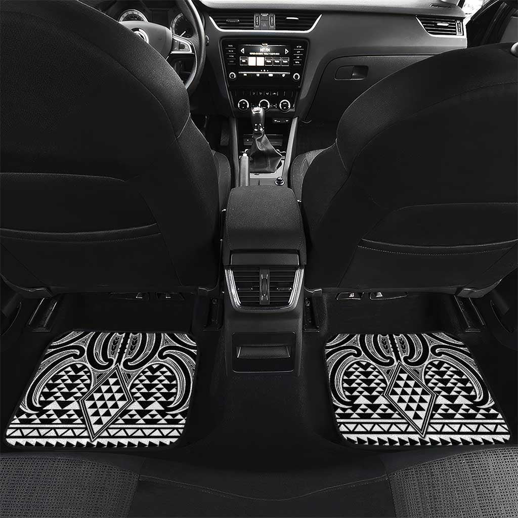 Ma Maori Ta Moko Poutama Art Car Mats