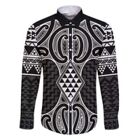 Ma Maori Ta Moko Poutama Art Family Matching Puletasi and Hawaiian Shirt