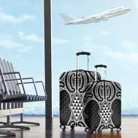 Ma Maori Ta Moko Poutama Art Luggage Cover