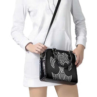Ma Maori Ta Moko Poutama Art Shoulder Handbag