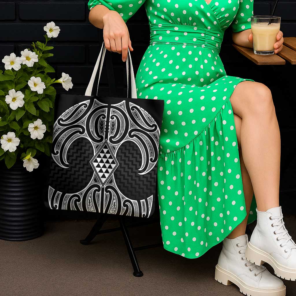 Ma Maori Ta Moko Poutama Art Tote Bag - Polynesian Pride