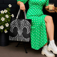 Ma Maori Ta Moko Poutama Art Tote Bag - Polynesian Pride