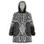 Ma Maori Ta Moko Poutama Art Wearable Blanket Hoodie