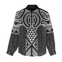 Ma Maori Ta Moko Poutama Art Women Casual Shirt LT9 - Polynesian Pride