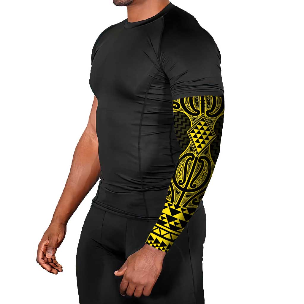 Mahi-dawg Maori Ta Moko Poutama Art Arm Sleeves - Polynesian Pride
