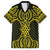 Mahi-dawg Maori Ta Moko Poutama Art Family Matching Long Sleeve Bodycon Dress and Hawaiian Shirt