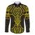 Mahi-dawg Maori Ta Moko Poutama Art Family Matching Long Sleeve Bodycon Dress and Hawaiian Shirt