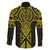 Mahi-dawg Maori Ta Moko Poutama Art Family Matching Long Sleeve Bodycon Dress and Hawaiian Shirt