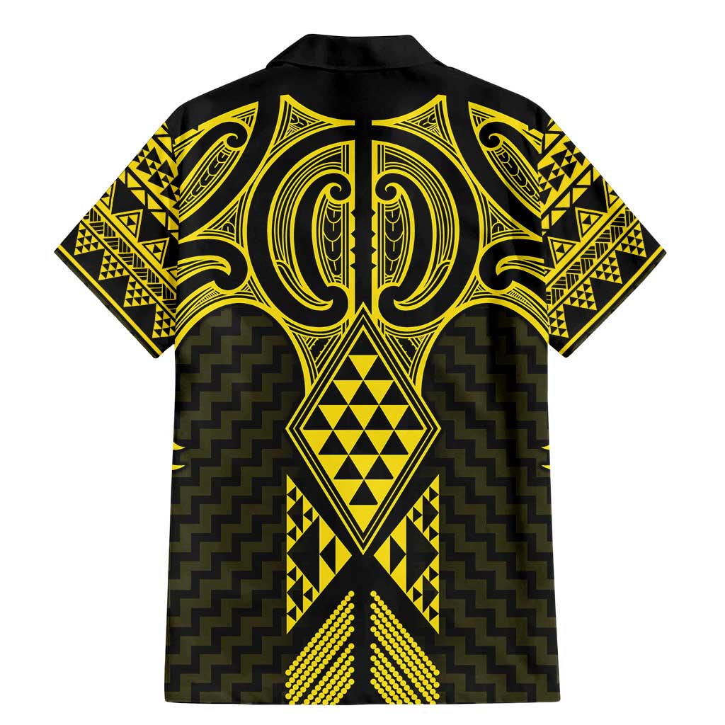 Mahi-dawg Maori Ta Moko Poutama Art Family Matching Mermaid Dress and Hawaiian Shirt LT9 - Polynesian Pride