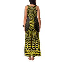 Mahi-dawg Maori Ta Moko Poutama Art Family Matching Tank Maxi Dress and Hawaiian Shirt LT9 - Polynesian Pride
